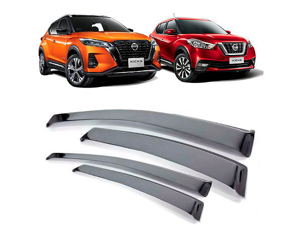 Calha de Chuva Automotiva Nissan Kicks 17/