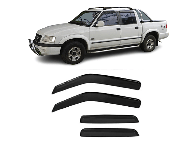 Calha de Chuva Automotiva Chevrolet S-10 Dupla 1995/2011
