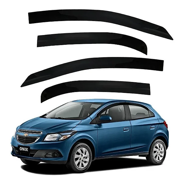 Calha de Chuva Automotiva Chevrolet Onix e Prisma 2012/19