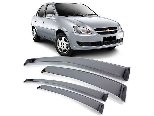 Calha de Chuva Automotiva Corsa Classic 4 Portas (NÃO SERVE PARA CORSA G2)