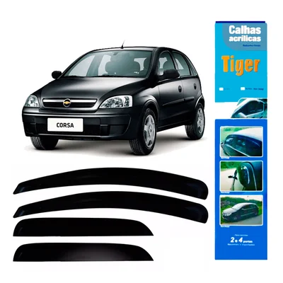 Calha de Chuva Automotiva Corsa G2 4 Portas