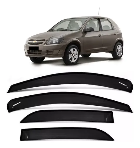Calha de Chuva  Automotiva Chevrolet Celta 4 Portas