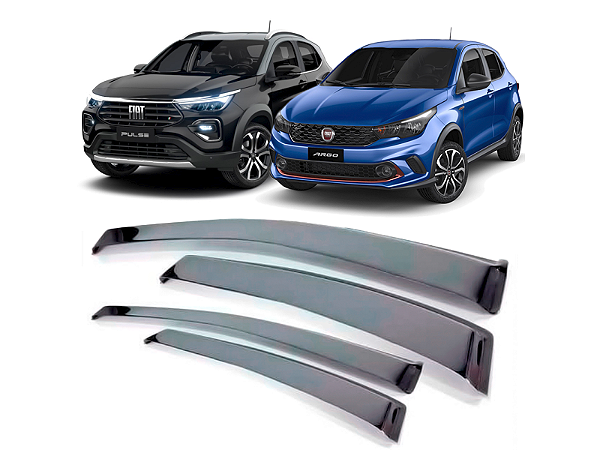 Calha de Chuva  Automotiva FIAT Argo/Pulse