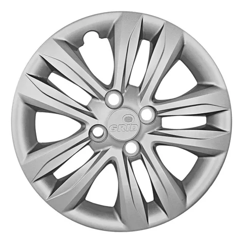 Calota Aro 15 Prata Modelo HB20 Hatch/Sedan 2016/18