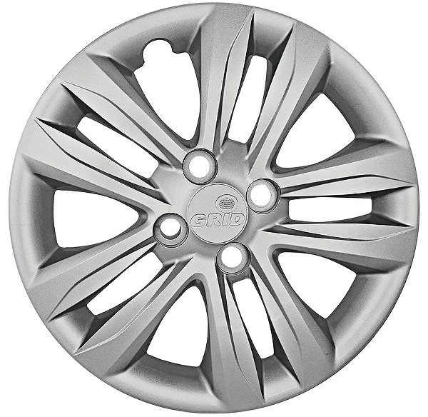 Calota Aro 14 Prata Modelo HB20 Hatch/Sedan 2016/18
