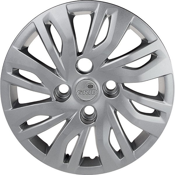 Calota Aro 14 Prata Modelo Ford KA Hatch/Sedan 2019/20