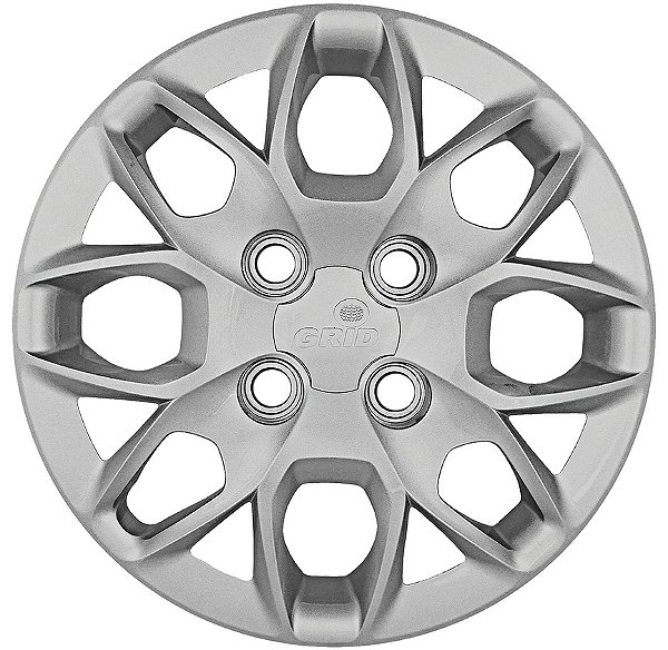 Calota Aro 14 Prata Modelo Ford KA Hatch/Sedan 2015/18
