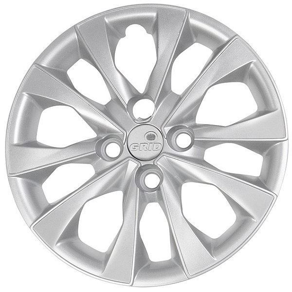 Calota  Aro 14 Prata Modelo Mobi 2021