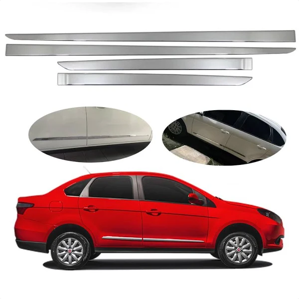 Friso Lateral Cromado Fiat Grand Siena/Palio Attractive
