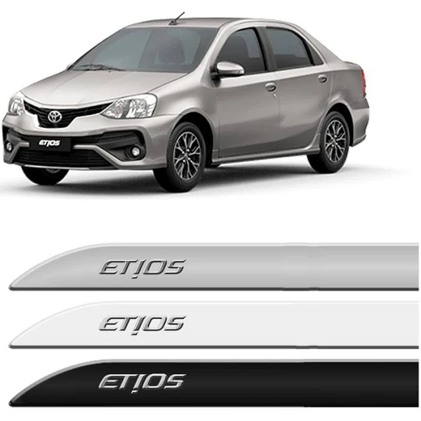Friso Lateral Etios Branco Polar