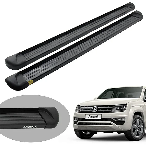 Estribo Alumínio Preto VW Amarok 2011/2023