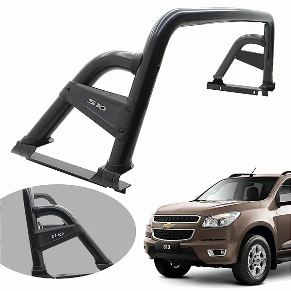 Santo Antônio Track ST Preto S10 Cabine Dupla 2012 a 2025