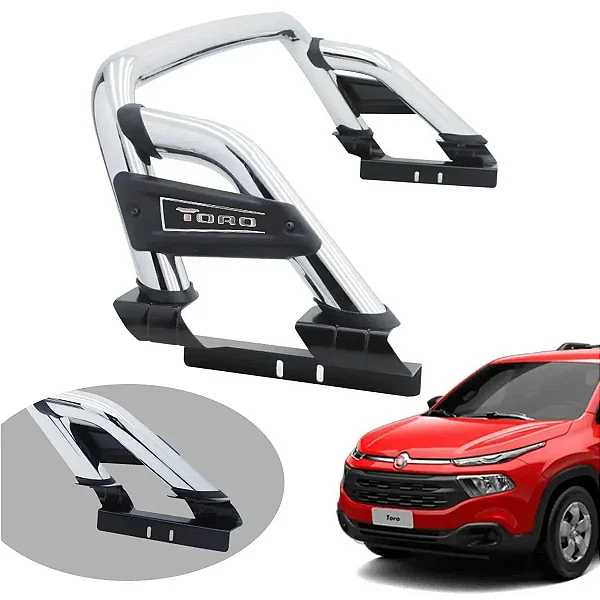 Santo Antonio Track ST Cromado Fiat Toro 2017 a 2024