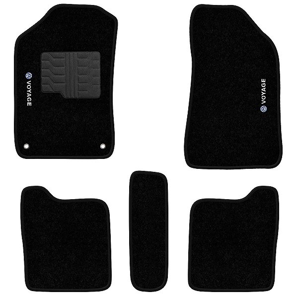Tapete Personalizado para VW Voyage GVI Preto