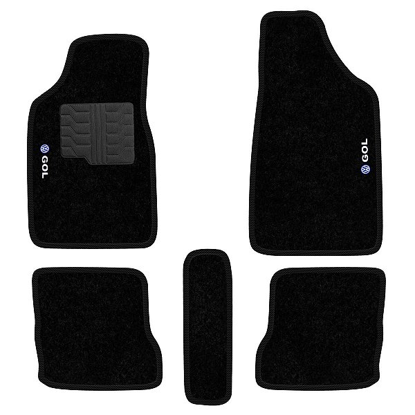 Tapete VW Gol Antigo Quadrado Grafite