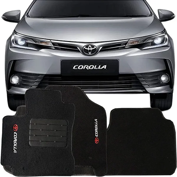 Tapete Personalizado Corolla 15/18 Preto