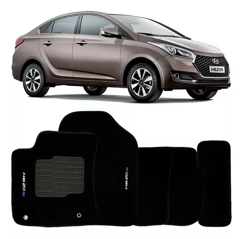 Tapete Personalizado Hyundai HB20S Preto