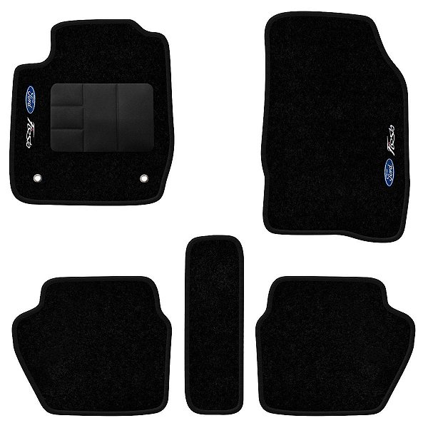 Tapete Personalizado Ford New Fiesta Preto