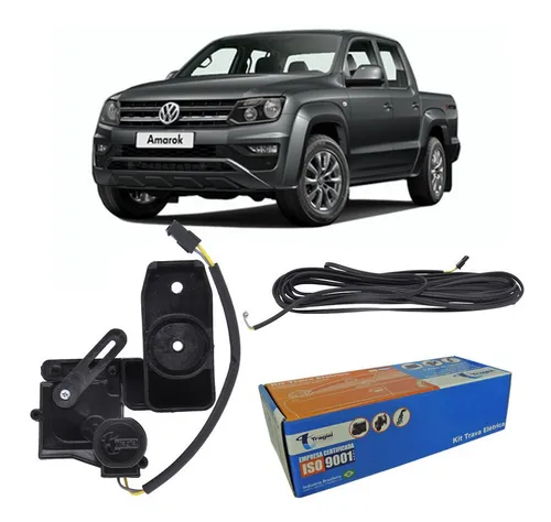 TRAVA ELETRICA TAMPA CACAMBA VW AMAROK (PARA TAMPA COM FURO)