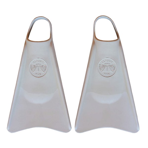 Pé de pato Classic Fins simétrico branco