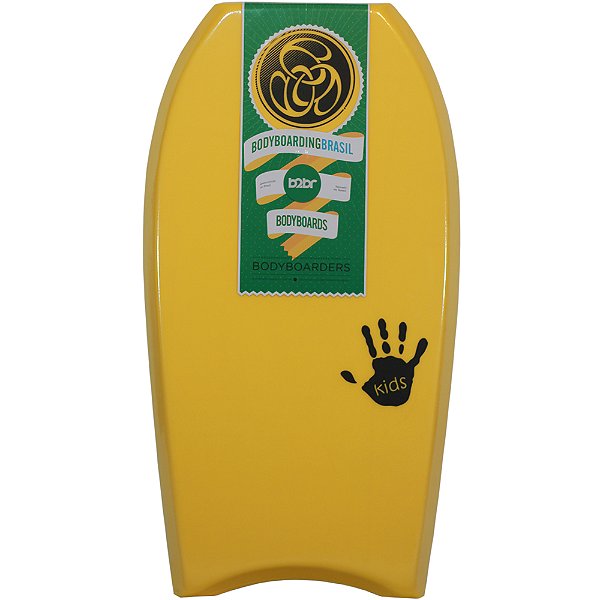 Prancha de Bodyboard infantil B2BR Kids amarela