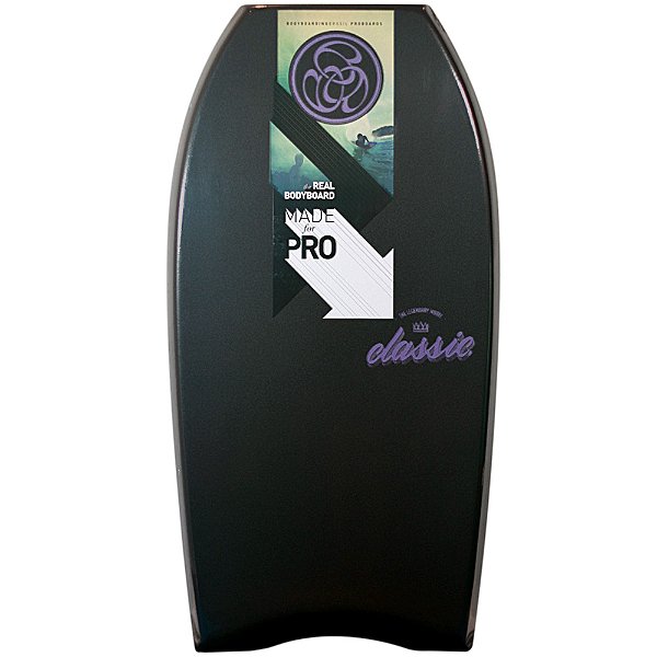 Prancha de Bodyboard B2BR Classic Super PRO preta