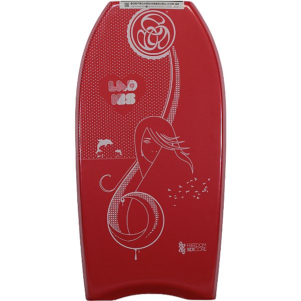 Prancha de Bodyboard B2BR Ladies framboesa