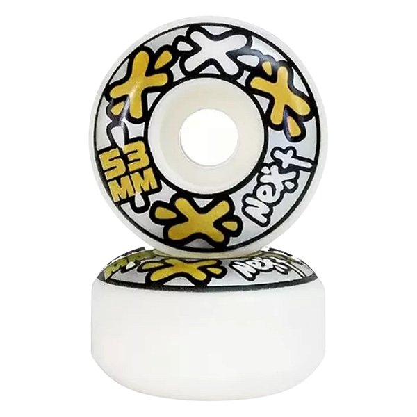 Rodas de skate Next 53mm amarela