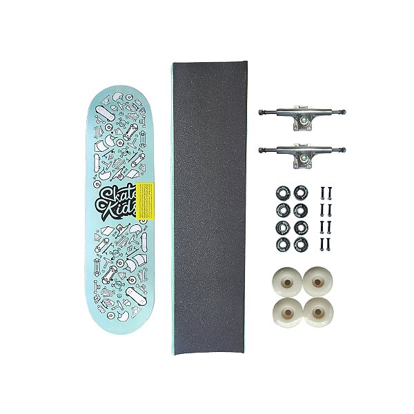 Skate de marfim infantil COMPLETO mini model SKATE KIDS ÍCONES