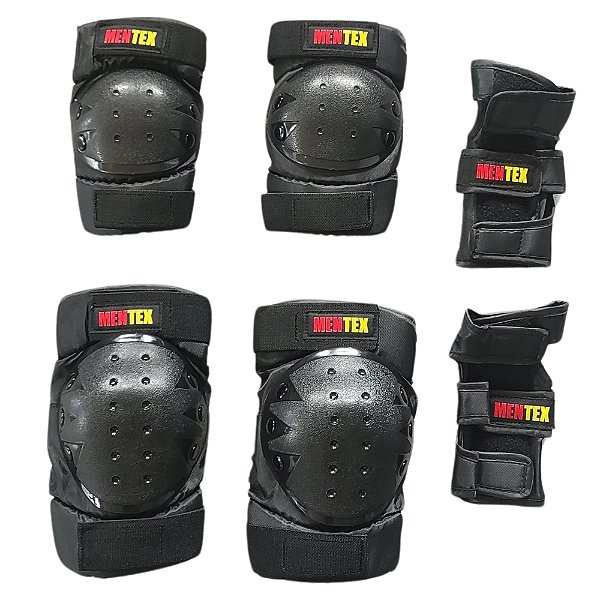 Kit de proteção de skate infantil Mentex