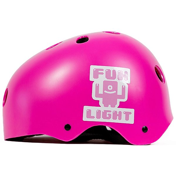 Capacete FunLight rosa