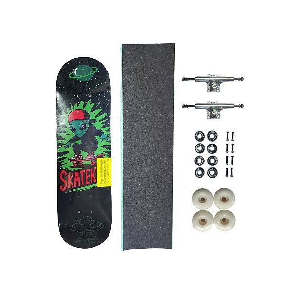 Skate de marfim infantil COMPLETO mini model SKATE KIDS Alien