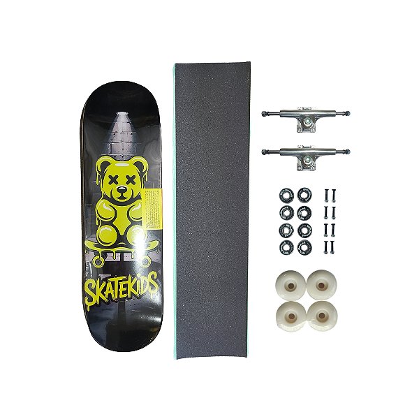 Skate de marfim infantil COMPLETO mini model SKATE KIDS Gummy Bear