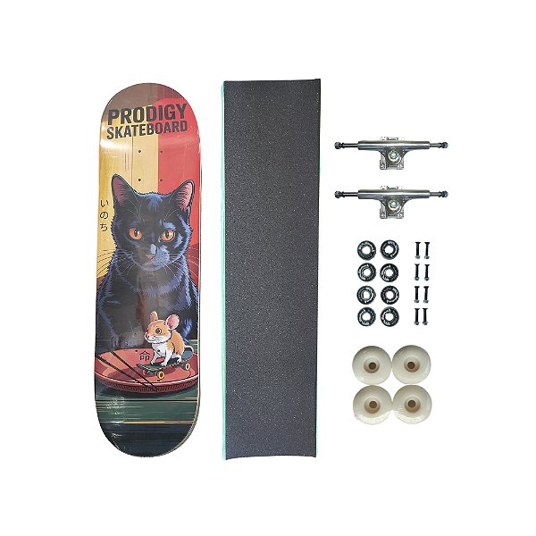 Skate de marfim juvenil completo PRODIGY SKATEBOARDS Inochi