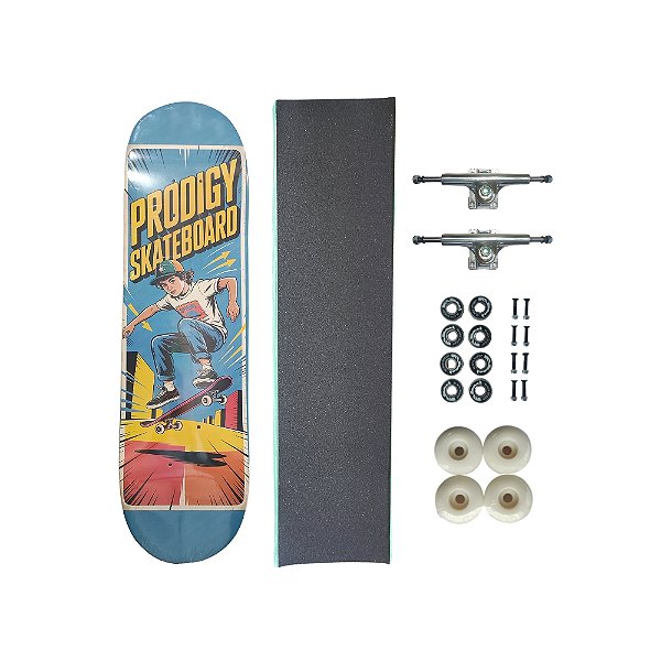 Skate de marfim juvenil completo PRODIGY SKATEBOARDS Youth