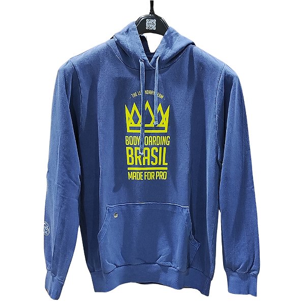 Moletom canguru estonado B2BR Made for PRO marinho