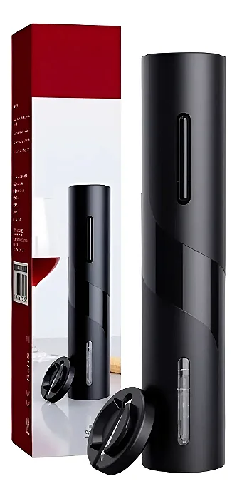 Abridor de vinho elétrico em aço inox