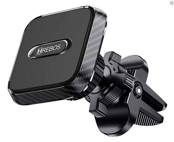 Suporte Veicular Magnético P/ Saída De Ar Celular 360 Hrebos HS-346