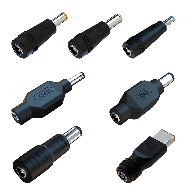 Kit Plugs para fonte universal + Adaptador USB-C