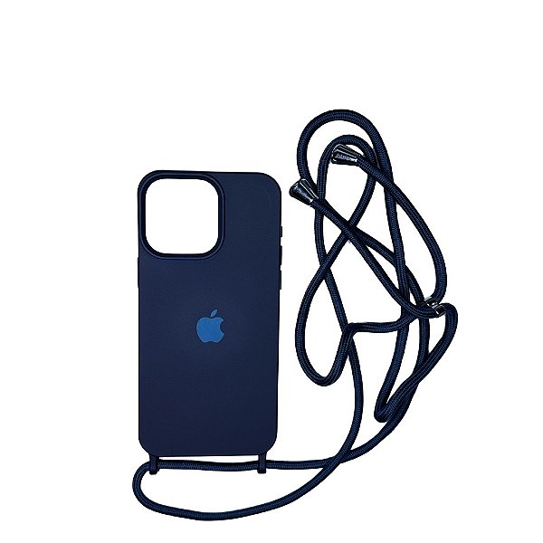 CAPA CASE ANTI-IMPACTO C/ ALCA IPHONE 13 AZUL MARINHO
