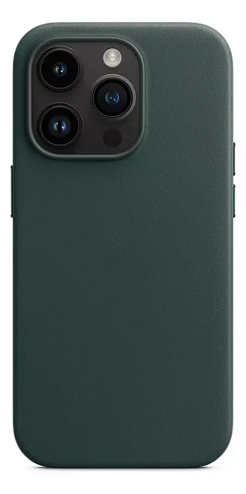CAPA COURO MAGSAFE IPHONE 12/12 PRO VERDE
