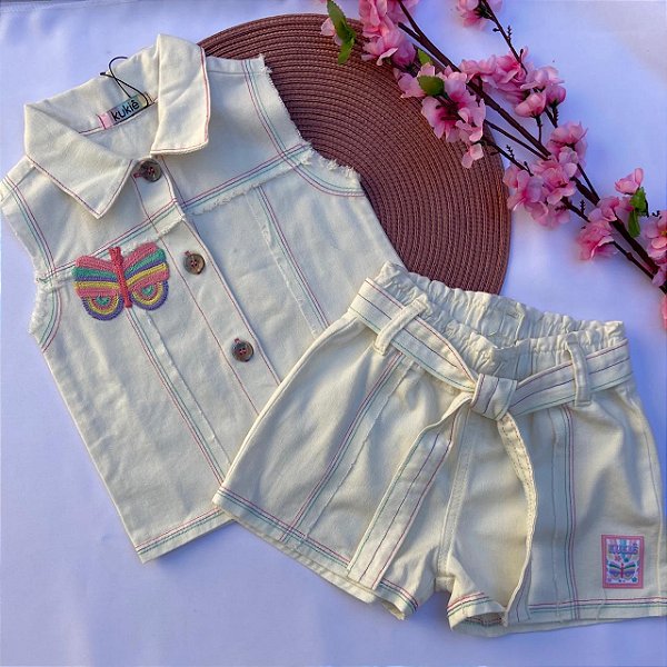 Conjunto Colete e Shorts