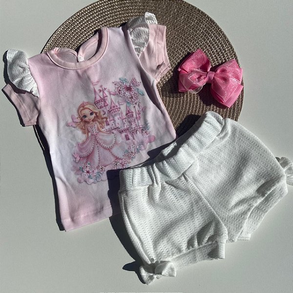 Conjunto Shorts Laço