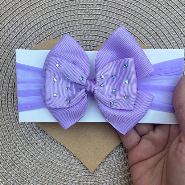 Faixa de Cabelo Bebê Lilás