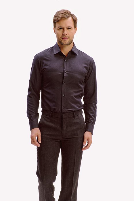 Camisa Premium Slim Preta