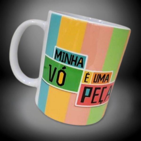 Caneca Cerâmica Branca