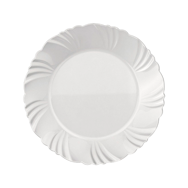 Prato Raso Pétala Nadir Opaline 25,5cm