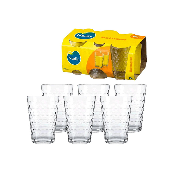 Copo Multiuso Batuque kit C/ 6 Nadir 265ml