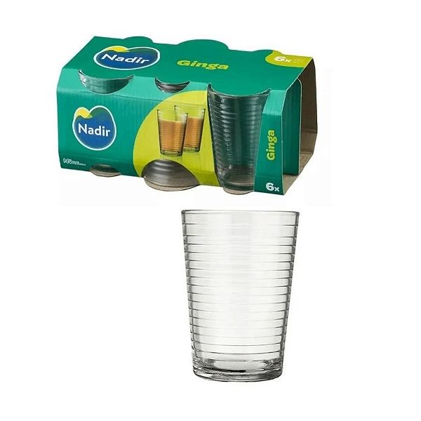 Copo Multiuso Ginga KIT C/6  Nadir 265ml