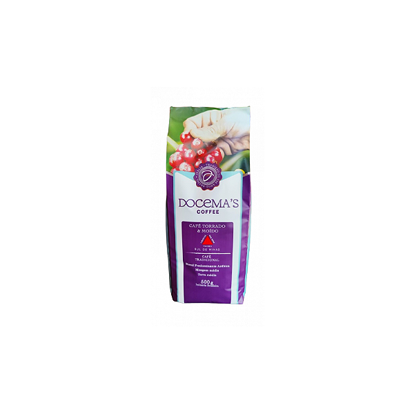 Café Tradicional Torrado e Moído Docema's Coffee - 500g